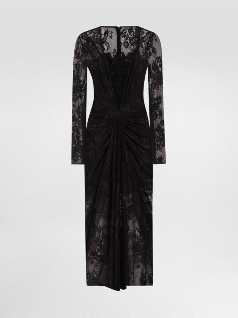 Dolce & Gabbana Floral lace dress