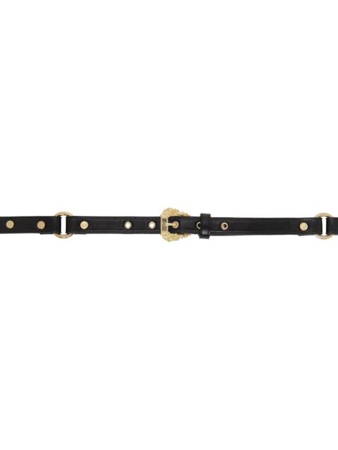 VERSACE JEANS COUTURE SSENSE Exclusive Black Couture1 Belt