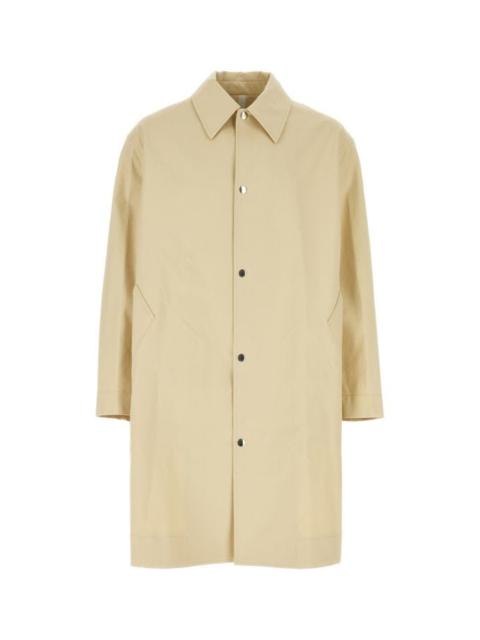Beige cotton overcoat