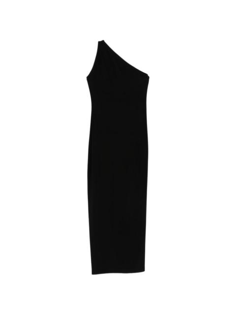 NORMA KAMALI one-shoulder side-slit maxi dress