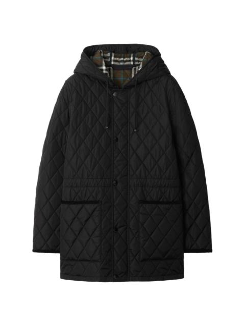 Burberry Black Nylon Jacket | italist | REVERSIBLE