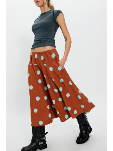 FREE PEOPLE Betty Drop-Waist Midi Skirt