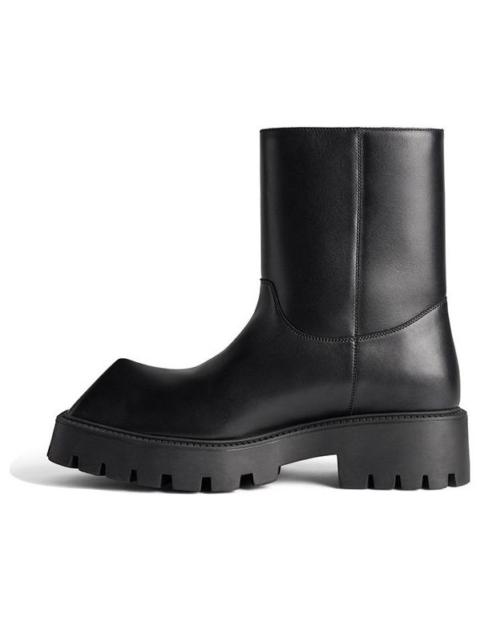 BALENCIAGA (WMNS) Balenciaga Rhino Booties 'Black Smooth Calfskin' 763684WBB501000