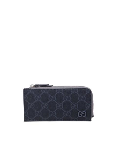 GUCCI GG-monogram zip cardholder