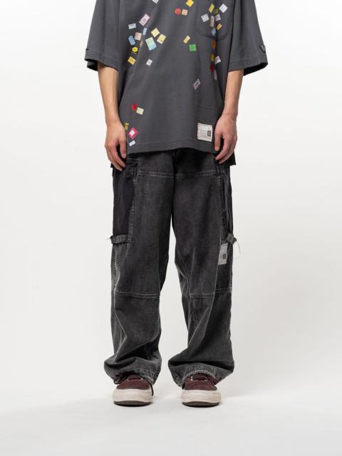 Maison MIHARAYASUHIRO Cotton Satin Cargo Pants