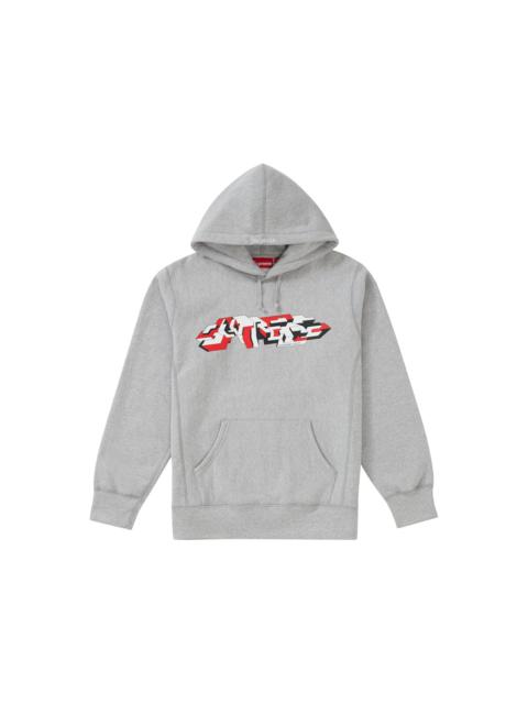 Supreme Delta Logo Hooded Sweatshirt Heather Grey