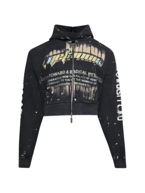 RRR123 zip-up radical rose jacket