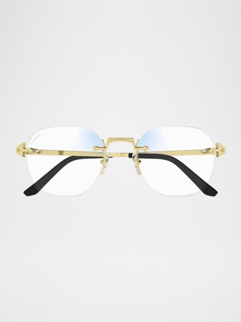 Cartier Round Metal Optical Glasses