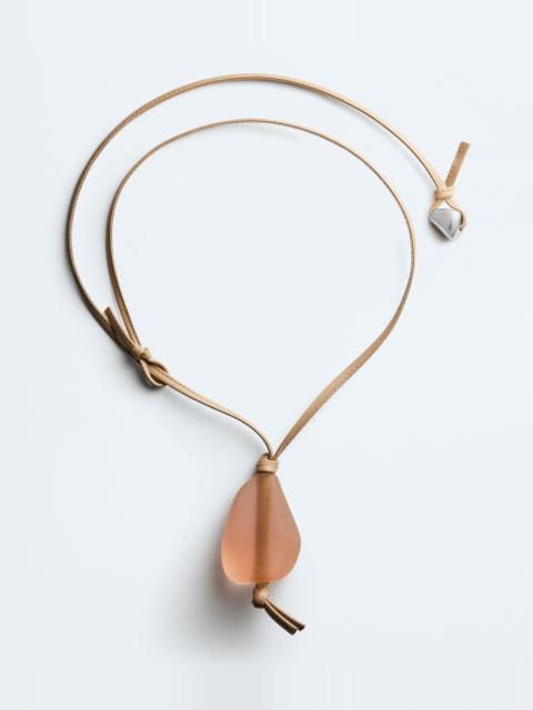 Bottega Veneta Prisma Leather Necklace