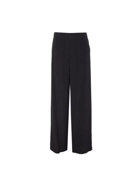 パンツ MAX MARA BONN COMFORT TROUSERS IN CREPE DE CHINE STRETCH Comfortable trousers in stretch crêpe de Chine, ivory