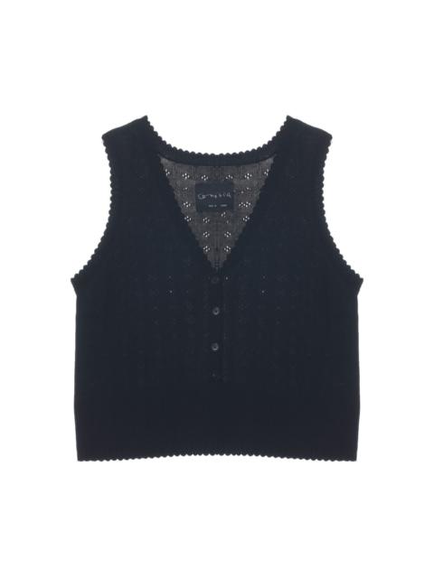 CORDERA knitted sleeveless cardigan