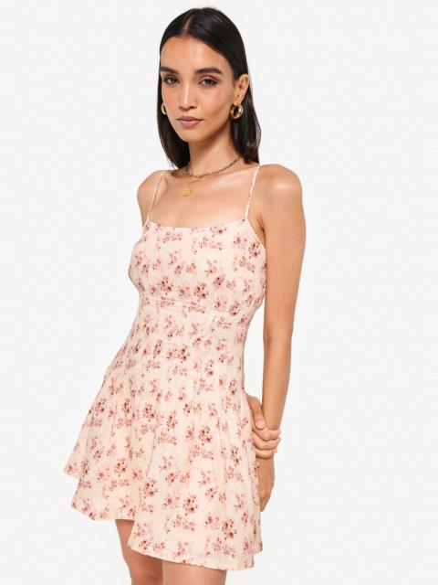 CAMI NYC KAIRI LINEN MINI DRESS DUTCH FIELDS