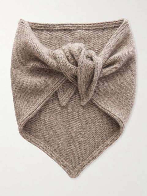 The Row Pyrite cashmere scarf Taupe