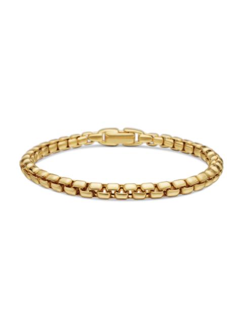 DAVID YURMAN Men's Box Chain Bracelet in 18K Yellow Gold, 5mm - Gold