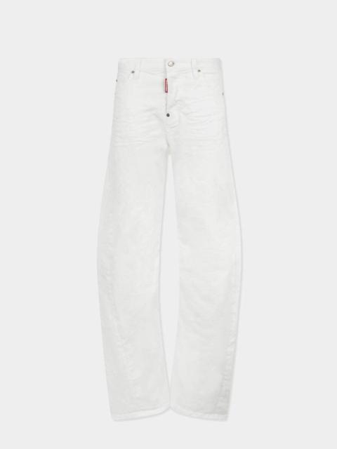 DSQUARED2 GARMENT DYED LOOSE TWST JEANS