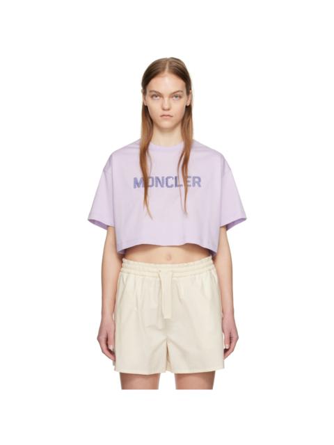 Moncler Purple Sequinned T-Shirt