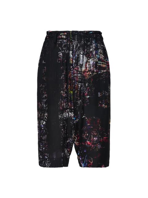Yohji Yamamoto Stained Glass Printed Pants