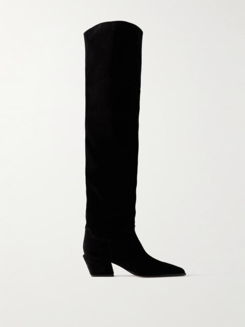PARIS TEXAS Bettina Suede Over-the-knee Boots