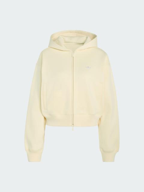 adidas ESSENTIALS FLEECE CROPPED FZ HOODIE