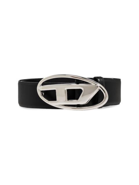 Diesel 1DR logo-buckle leather belt
