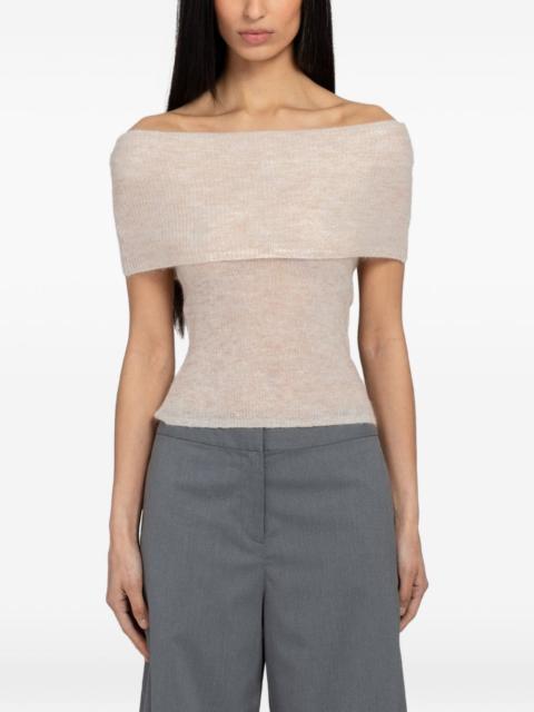 SAMSØE SAMSØE Sahera off-the-shoulder foldover top