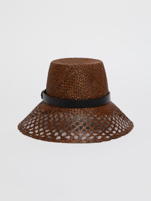 WEEKEND Max Mara ELISEO Perforated raffia hat