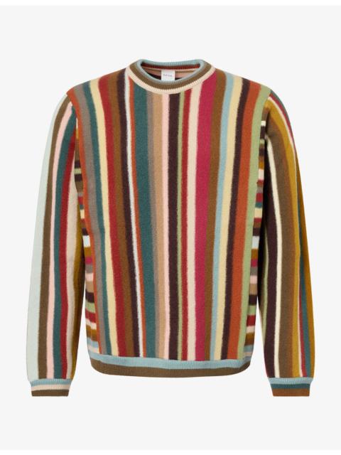 Paul Smith Artist Stripe Merino-Wool Jumper