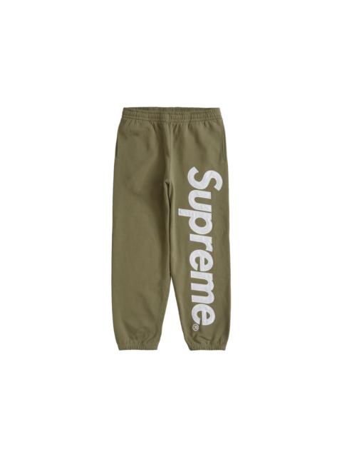 Supreme Supreme Satin Appliqué Sweatpant (FW23) Light Olive
