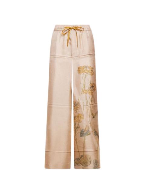 Pierre-Louis Mascia floral-print drawstring trousers