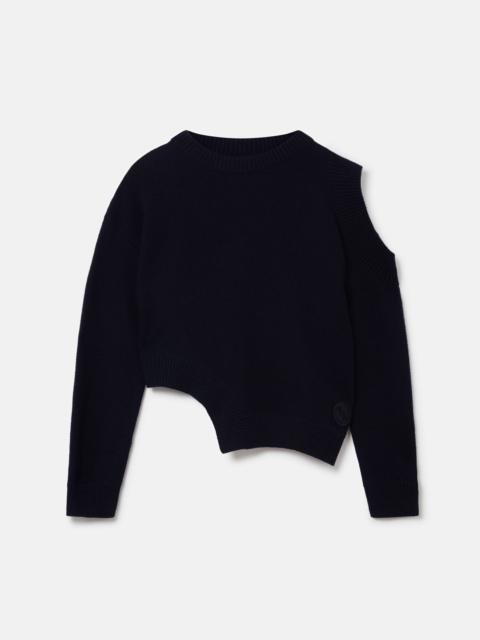 Stella McCartney S-Wave Regenerated Cashmere Cut-Out Jumper