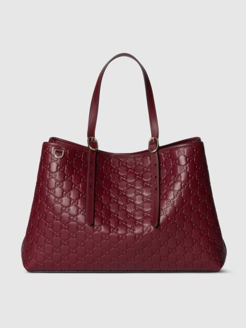 GUCCI GG Emblem large tote bag