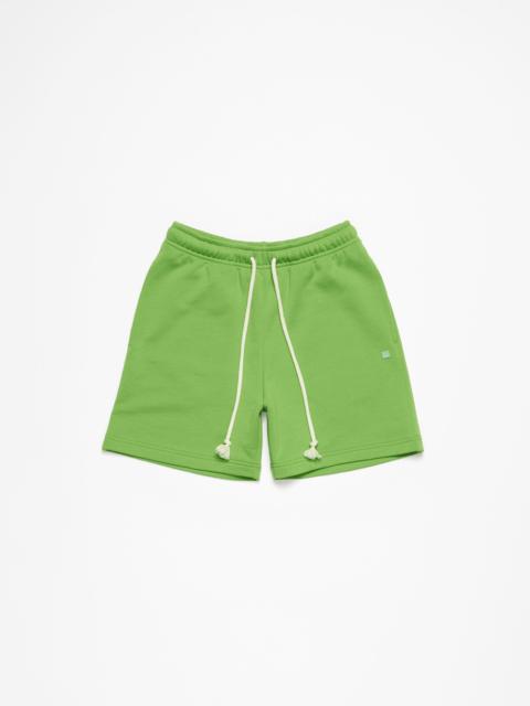 Fleece shorts - Herb green