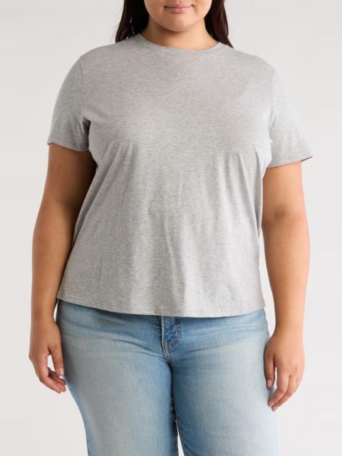 Vince Essential Crewneck Tee in Heather Grey at Nordstrom