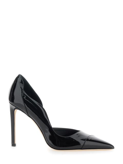 Jimmy Choo Women 'Brigitte' Black Pumps With Thin Heel In Shiny Leather Woman