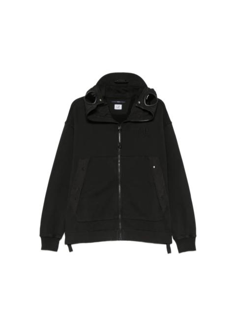 C.P. Company DIAGONAL RAISED FLEECE MIXED BOXY HOODIE