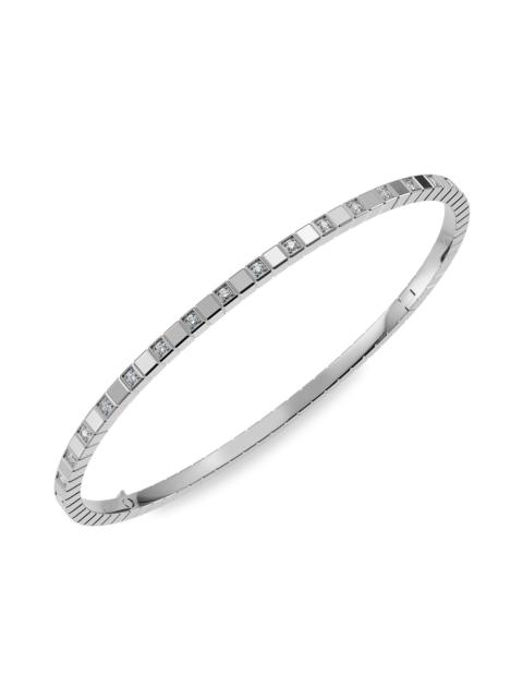 Chopard Women's Ice Cube 18K White Gold & 0.33 TCW Diamond Bangle Bracelet - White Gold