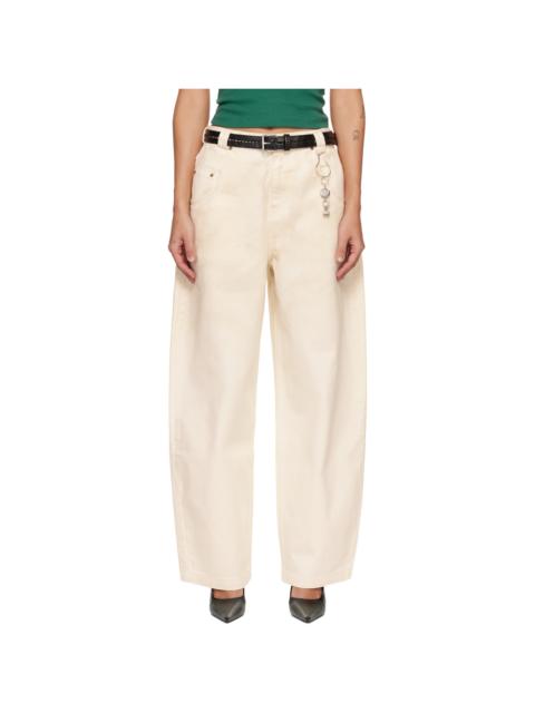 WILLY CHAVARRIA Off-White 'Bad Girl' Jeans