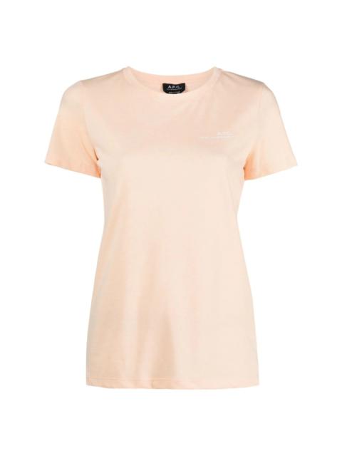 A.P.C. logo-print T-shirt
