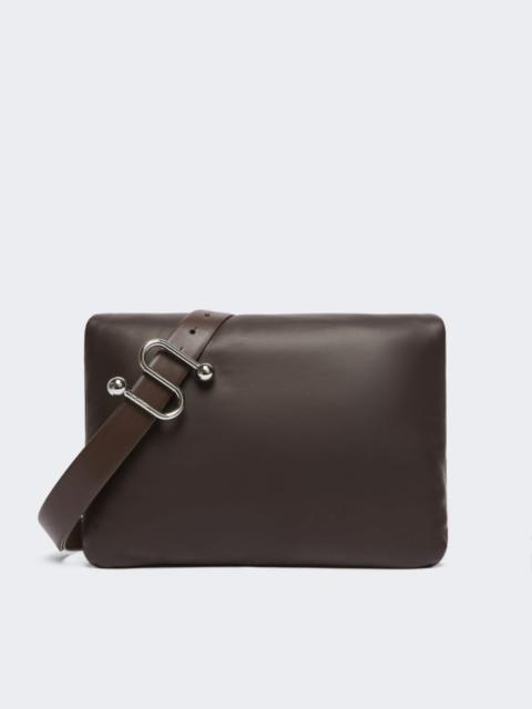 Sportmax Padded nappa-leather Soffy Bag - cocoa