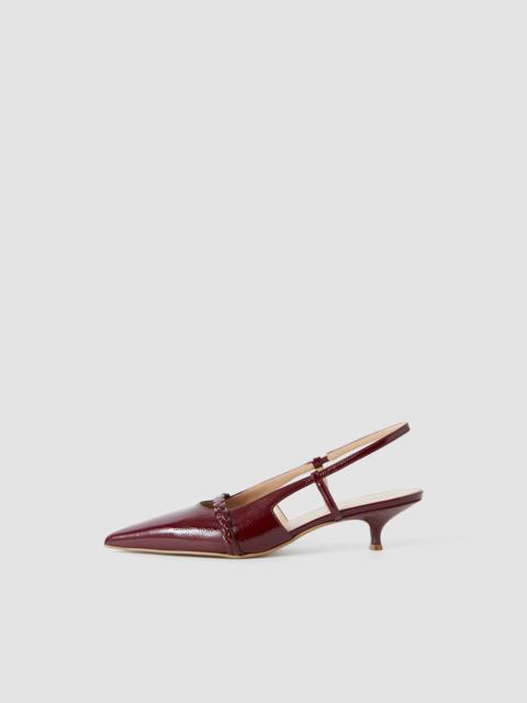 JOSEPH Anisa Patent Leather Slingback Shoes