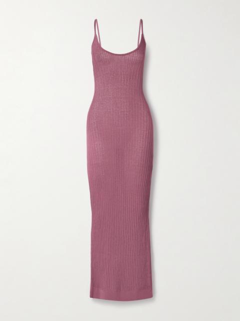 SKIMS Sheer Knit Long Cami Dress