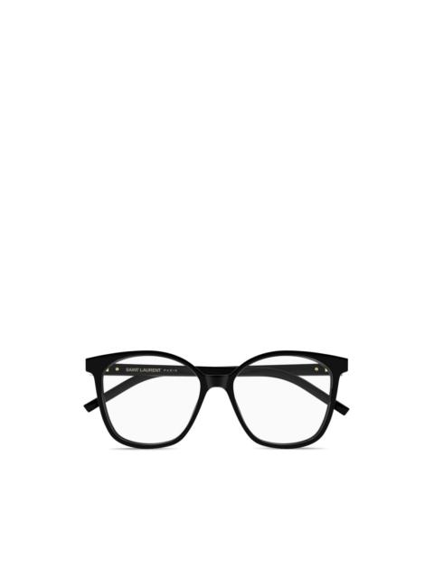SAINT LAURENT geometric-pattern glasses