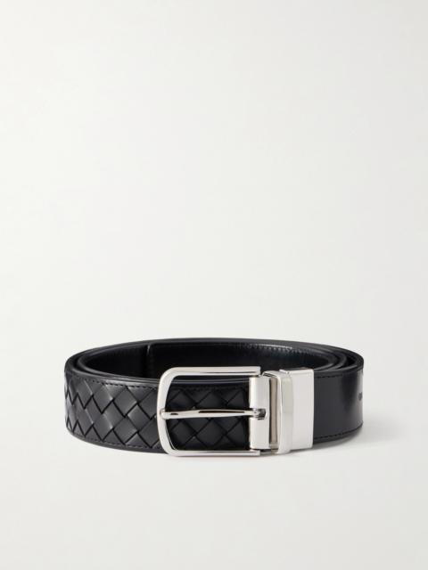 OFFICINE CREATIVE 4cm Woven Leather Belt