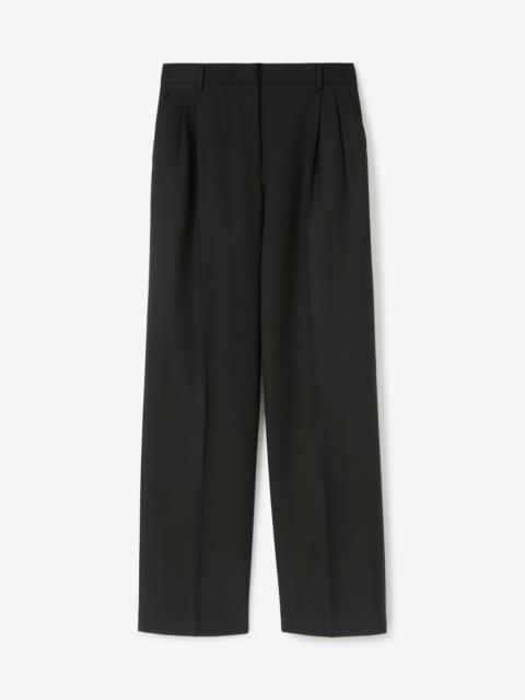 Burberry Wool Wide-leg Trousers