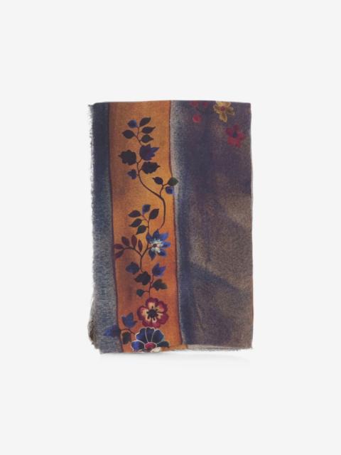 Faliero Sarti floral-print fringed scarf