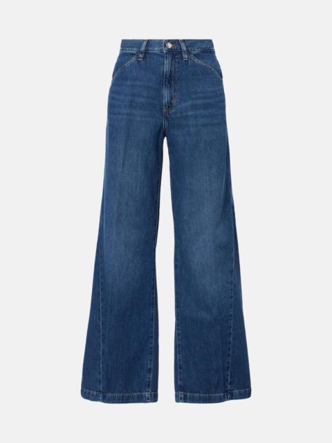 FRAME Le Baggy Palazzo 넓은 다리 청바지