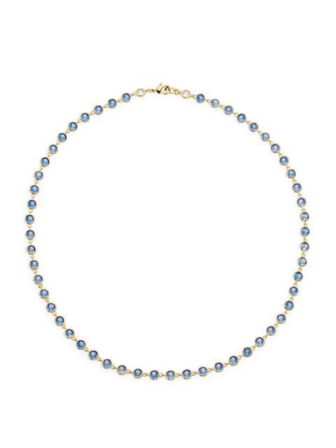ROXANNE ASSOULIN Women's Diamond Life Goldtone & Cubic Zirconia Necklace - Sapphire