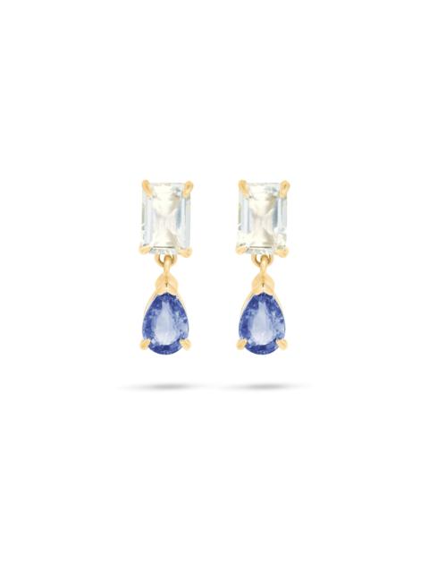 STONE AND STRAND Just the Two of Us Le Blue Drop Earrings
