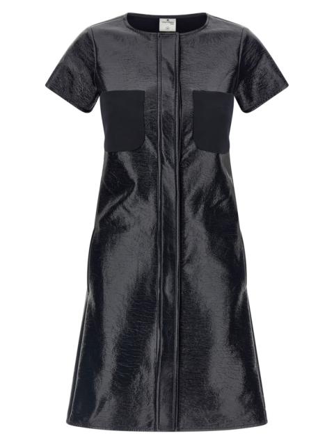 courrèges '2-Pocket Vinyl' Dress