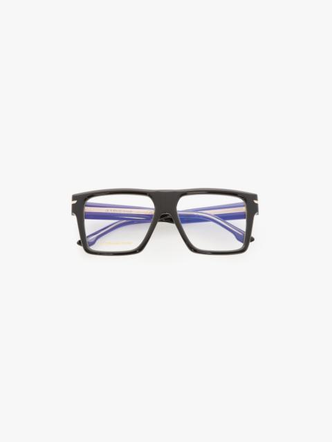 Victoria Beckham Sculpted Flat Top Frame In Black
